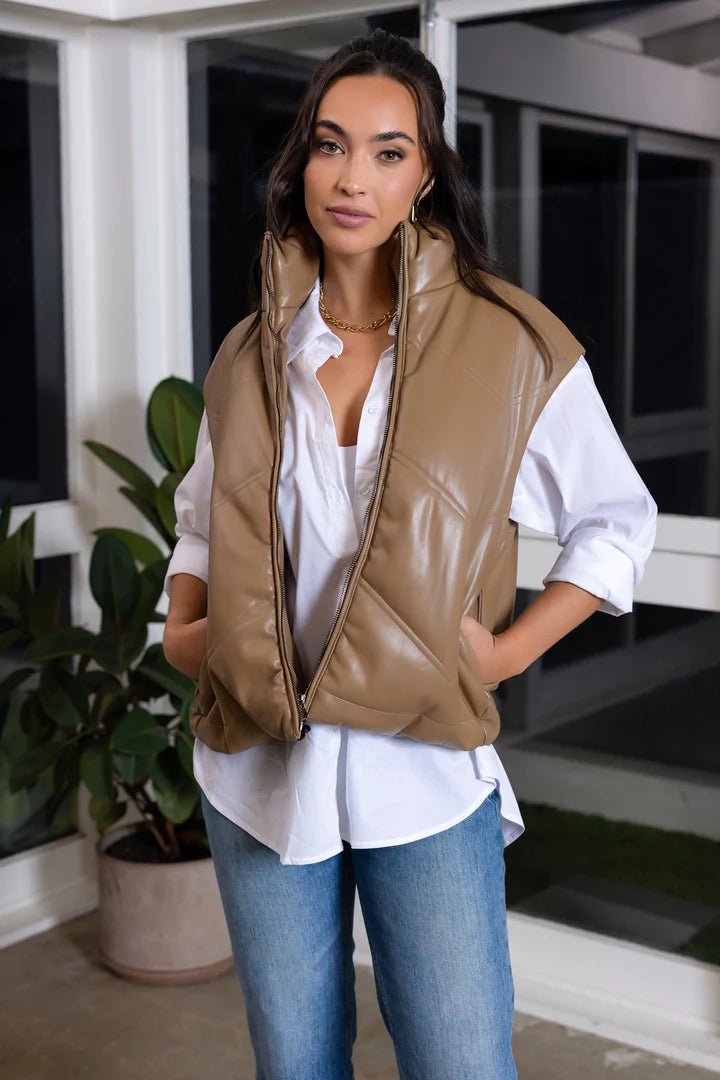 Madison Quilted Vest bishop and young