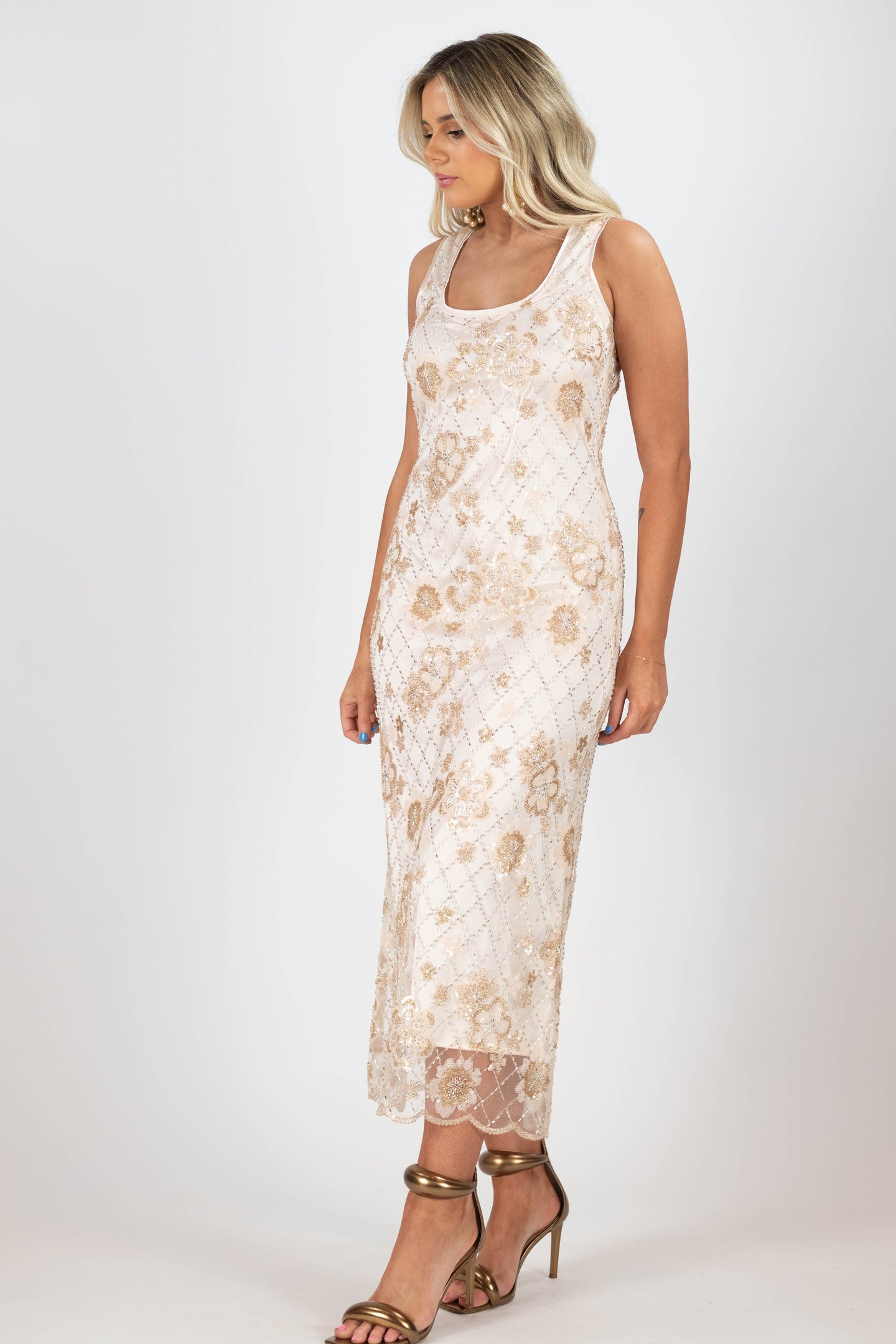 Marilyn Beaded Midi Bandit and the Babe