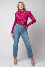 Magenta Meira Top