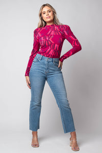 Magenta Meira Top