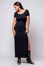 LBLC black dress with side slit