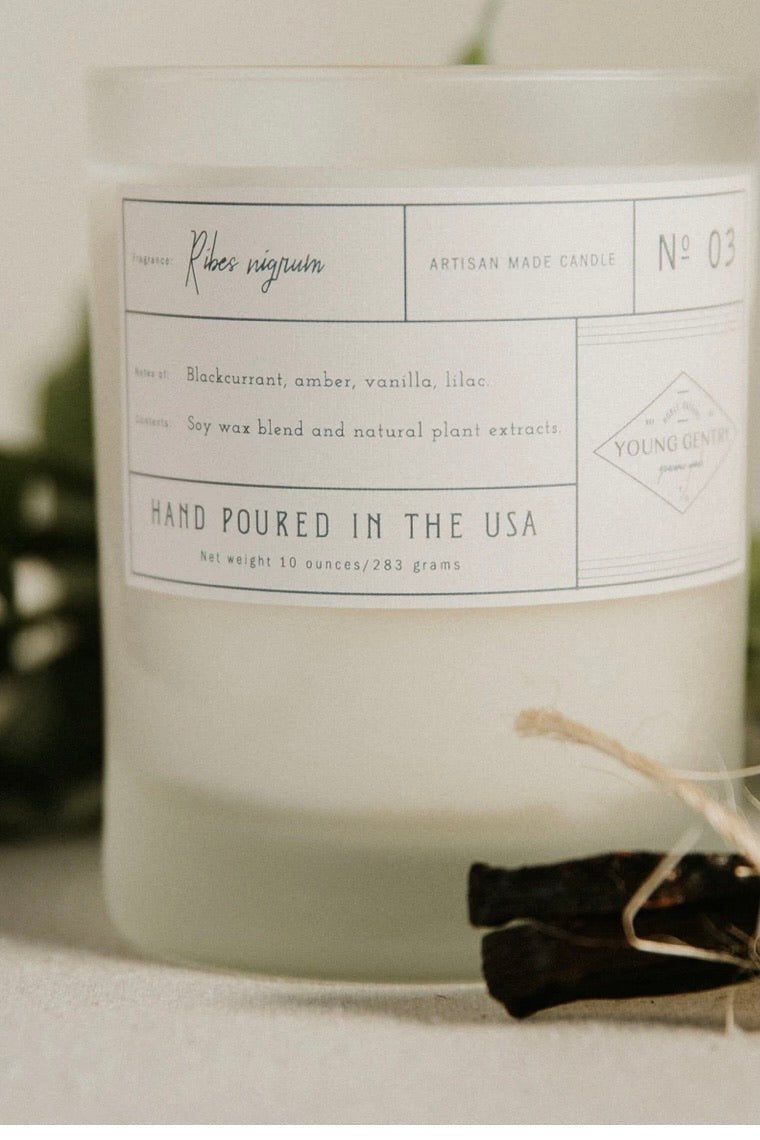 No 03 | Black Currant, Amber, Vanilla & Lilac | CANDLE | YOUNG GENTRY