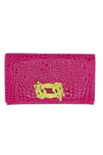 Pink Croc Clutch - Bandit and the Babe