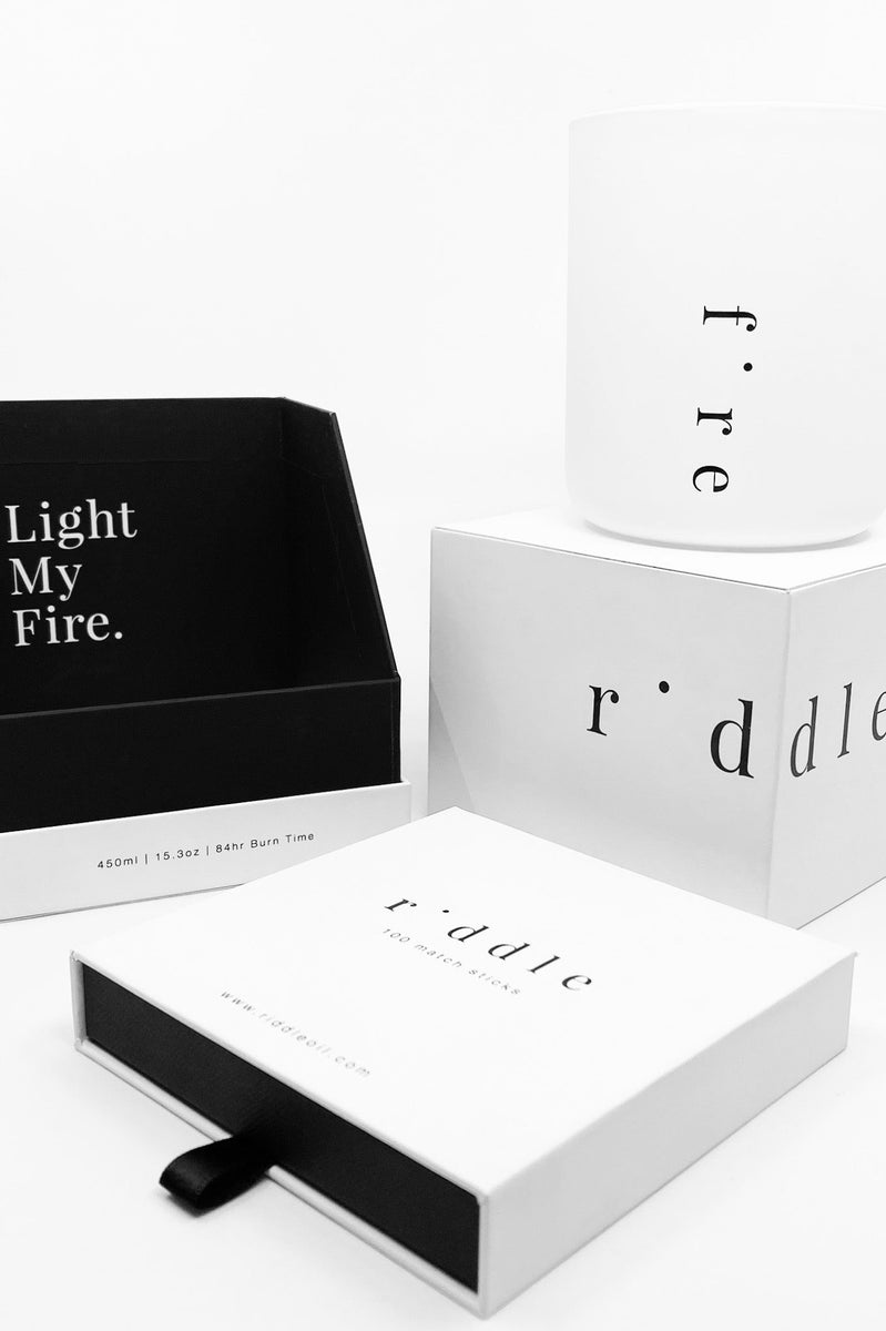 Riddle Fire Candle | Santal | CANDLE | RIDDLE