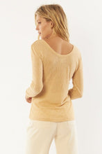 Rosewater Long Sleeve Knit Top | Cork | LONG SLEEVE TOP | Amuse Society