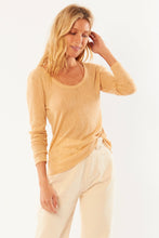 Rosewater Long Sleeve Knit Top | Cork | LONG SLEEVE TOP | Amuse Society