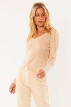 Rosewater Long Sleeve Knit Top | Sand | LONG SLEEVE TOP | Amuse Society
