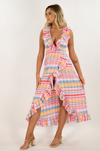 never a wallflower women's clothing dresses ruffle wrap