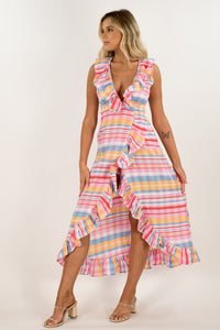 Ruffle Wrap Dress - Bandit and the Babe