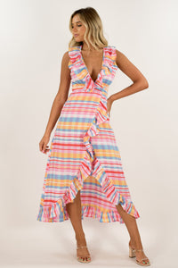 Ruffle Wrap Dress Never a wallflower