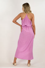 violet slip dress 