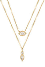 Stellar Bezel Double Charm Necklace Set - Bandit and the Babe