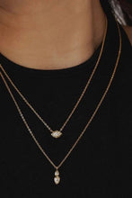 Stellar Bezel Double Charm Necklace Set - Bandit and the Babe