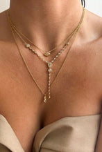 Stellar Bezel Double Charm Necklace Set - Bandit and the Babe