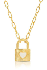 Sweetheart Lock Necklace - Bandit and the Babe
