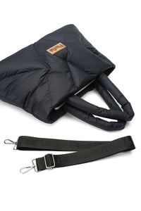 flufie Classic Shoulder Bag jet black