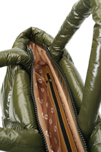 Flufie Shiny Shoulder Bag khaki green