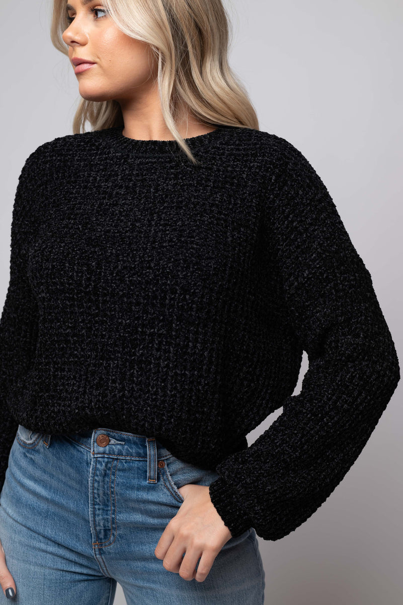 Under The Stars Chenille Sweater - Bandit and the Babe