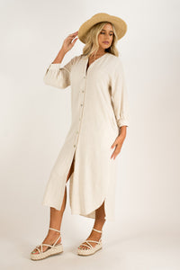 Vacay Linen Dress - Bandit and the Babe