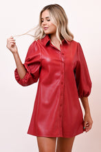 Vegan Leather Tunic Dress - Bandit and the Babe