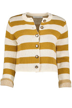 button up sweater top with gold buttons