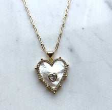 Vivian Pearl Heart Necklace | PREORDER - Bandit and the Babe