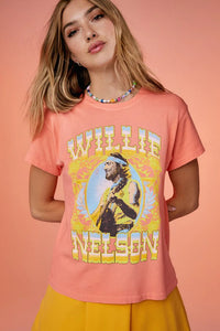 Willie Nelson Outlaw Country Tour Tee - Bandit and the Babe